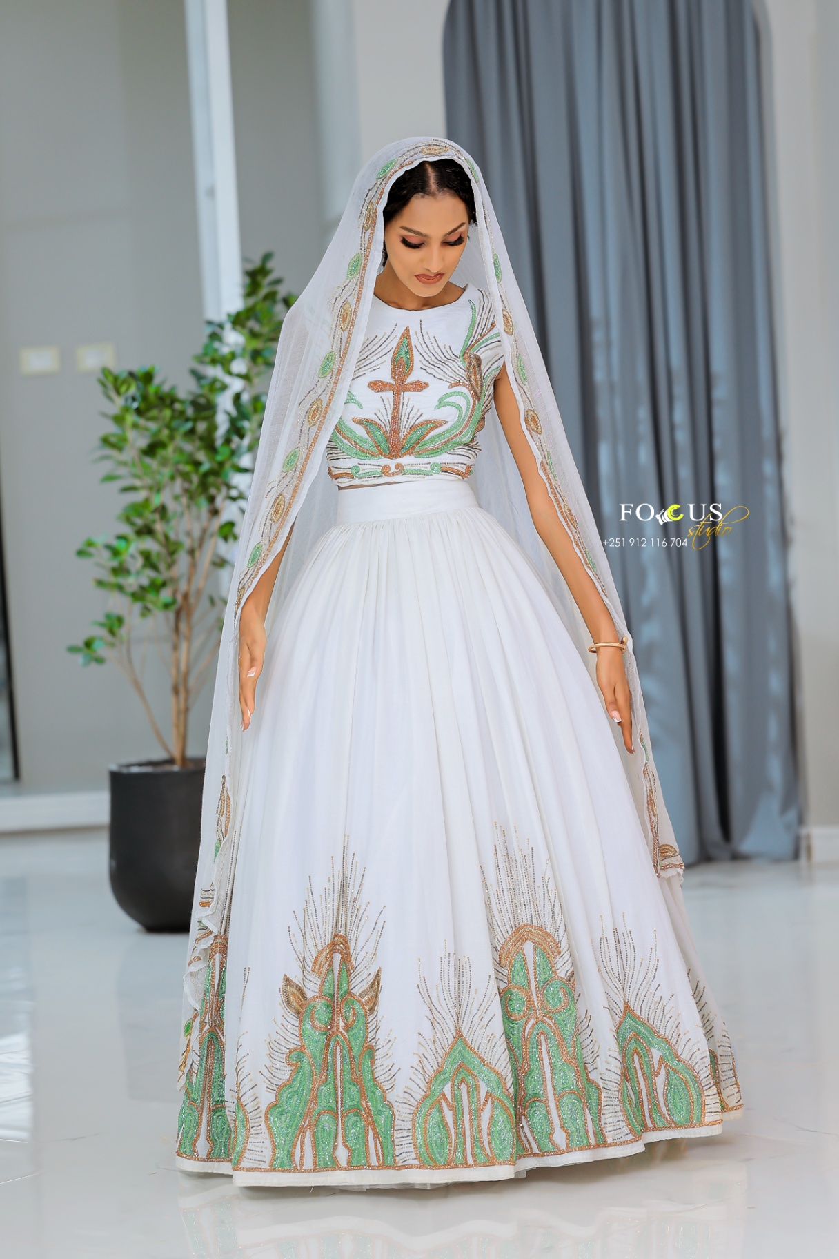 A ready-to-wear Ethiopian-inspired dress design